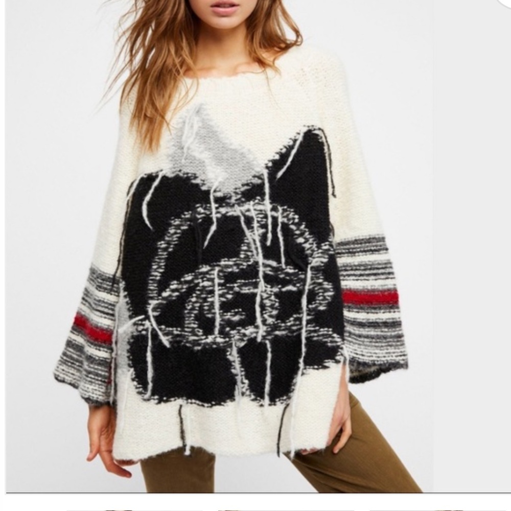NWOT Free People Last Rose Sweater